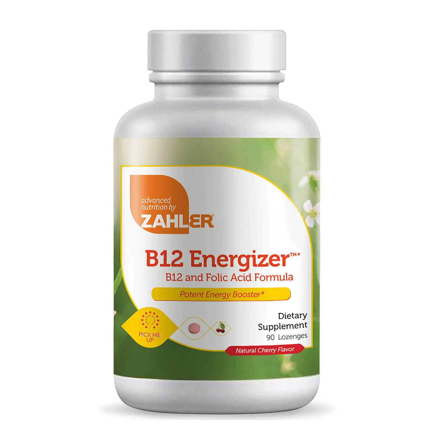 B12 Energizer&trade;* - Cherry - 90 Lozenges (90 Servings)  | GNC
